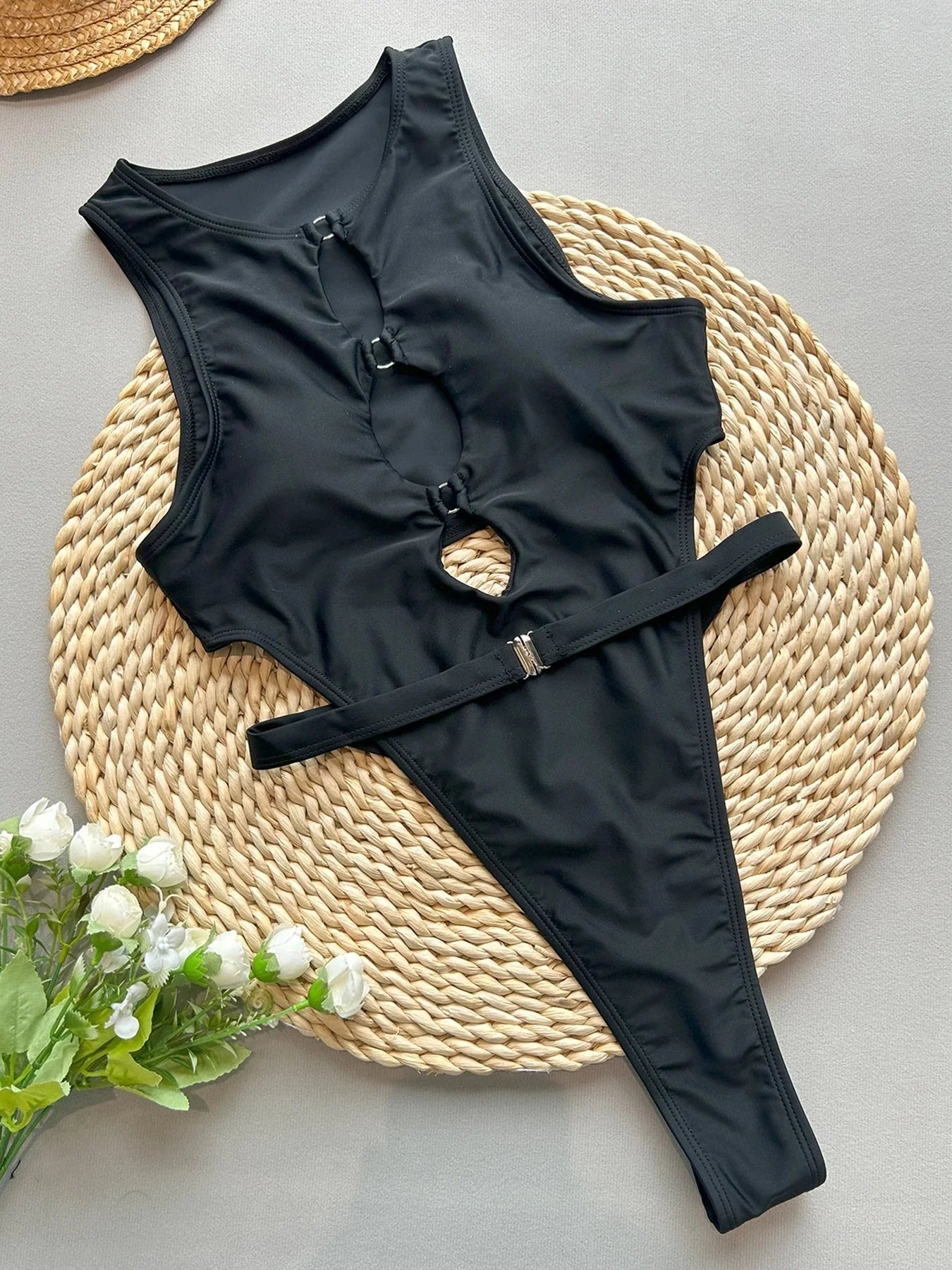 LUX Bold Black Monokini