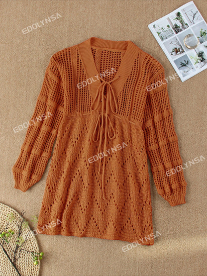 Bali Knit Beach Mini Dress