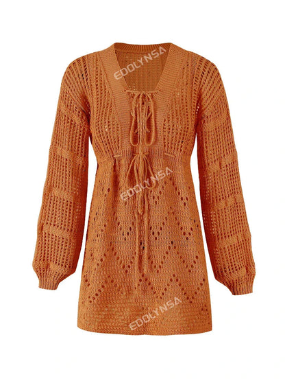 Bali Knit Beach Mini Dress