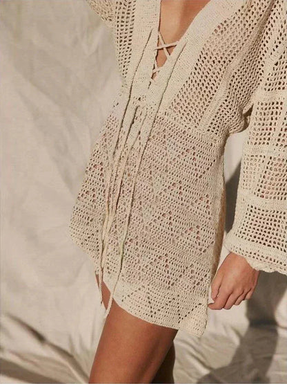 Bali Knit Beach Mini Dress