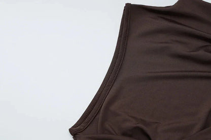 Melissa Draped & Ruched Mini Dress