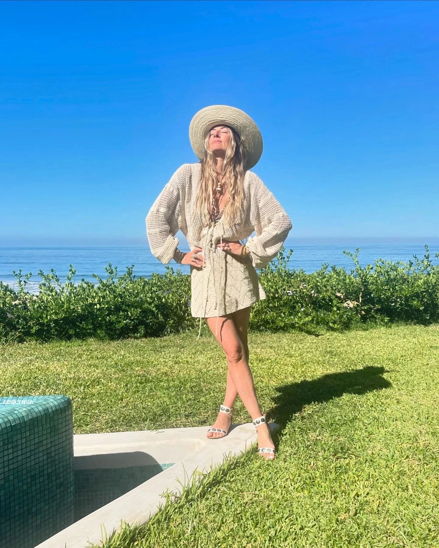 Bali Knit Beach Mini Dress