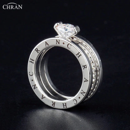Austrian Crystal Pave Zircon Ring