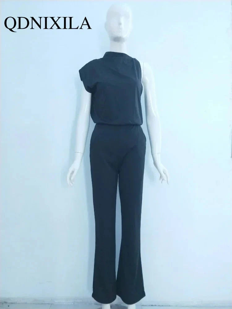 LUX Designer Wide Leg Jumpsuit