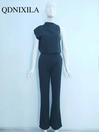 LUX Designer Wide Leg Jumpsuit