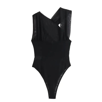 Ladies Leopard Bodysuit