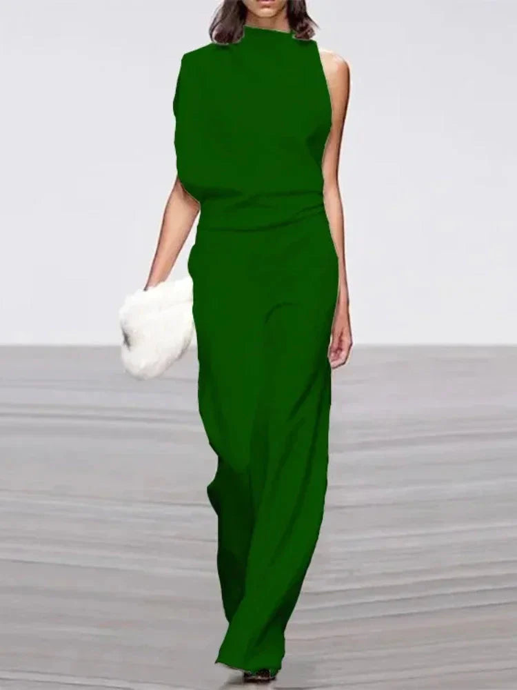 LUX Designer Wide Leg Jumpsuit