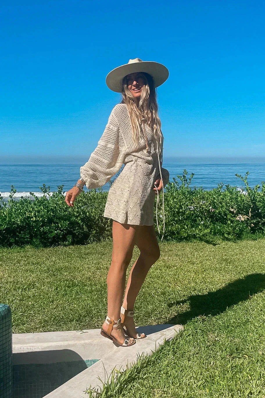 Bali Knit Beach Mini Dress