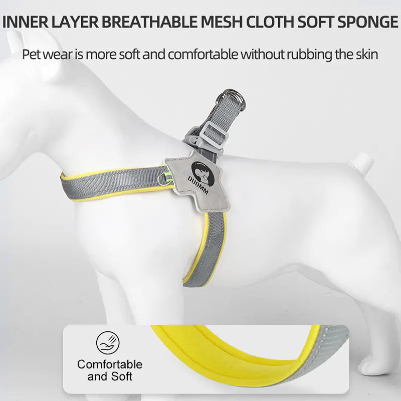 Reflective Safety Harness Vest for Small to Medium Dogs