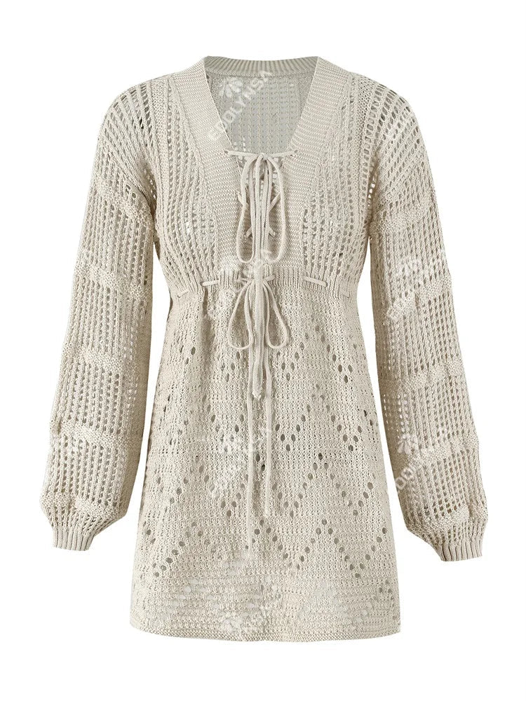 Bali Knit Beach Mini Dress