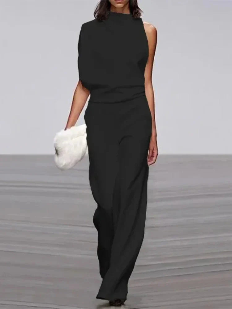 LUX Designer Wide Leg Jumpsuit