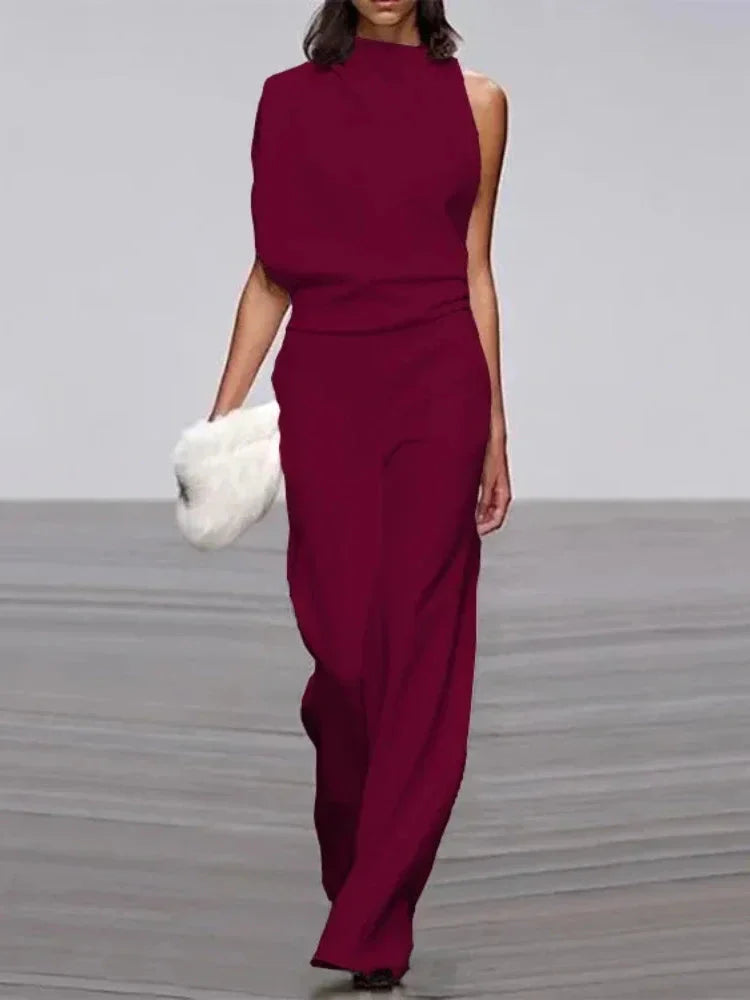 LUX Designer Wide Leg Jumpsuit