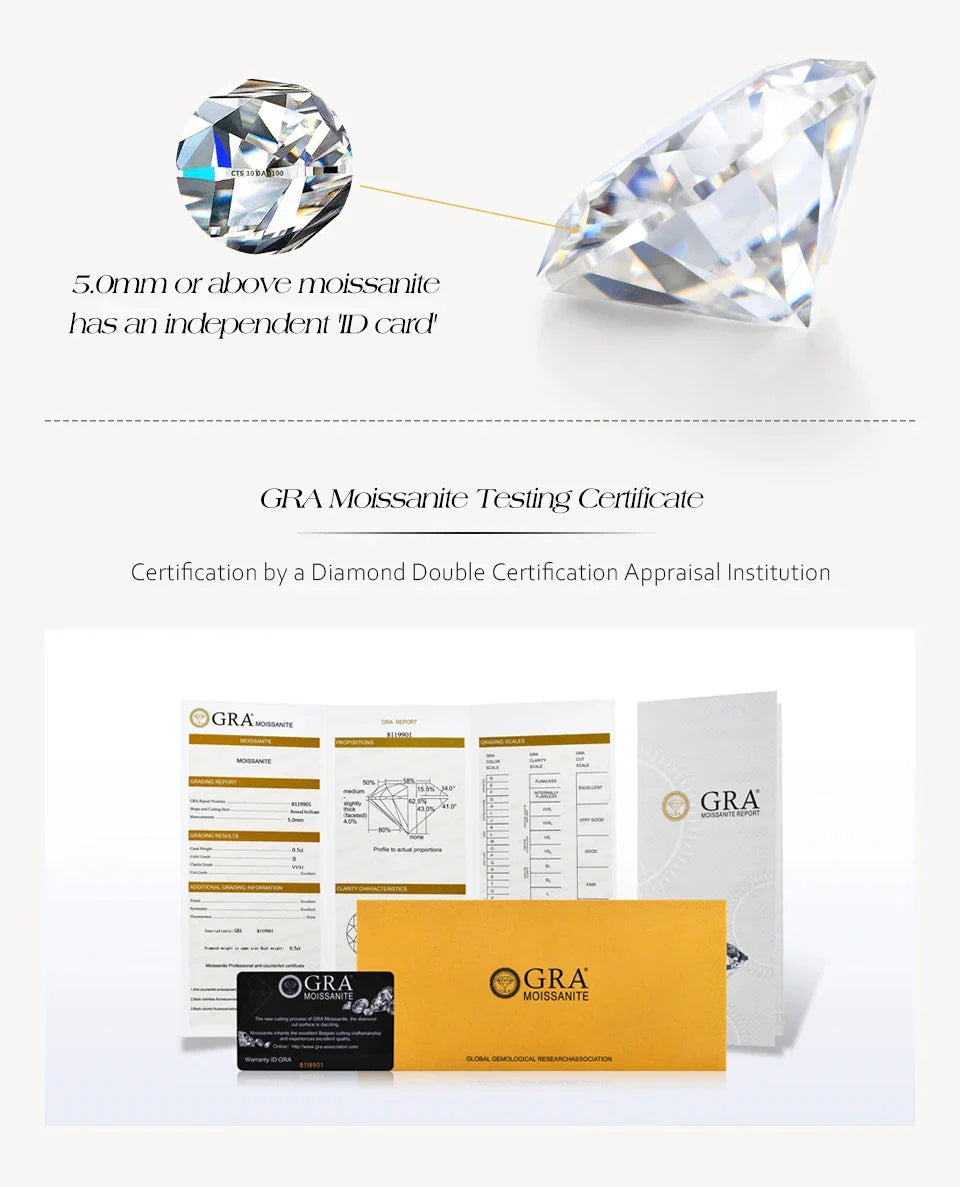 LUX FINE JEWELRY | Starlight D Color VVS1 Moissanite S925 SS Bracelet - Adjustable 24cm