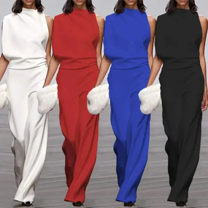 LUX Designer Wide Leg Jumpsuit