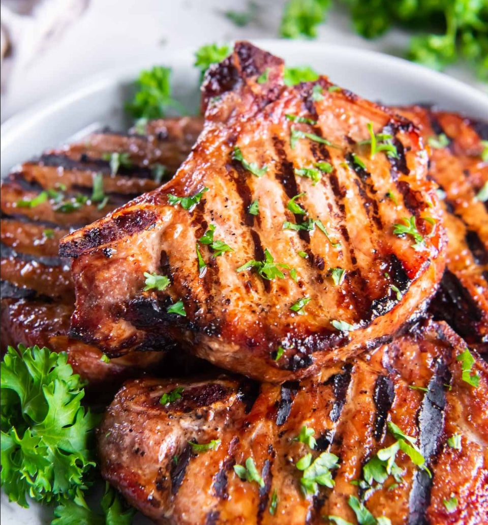 SUPREME QUALITY 6 PACK PORK SET.