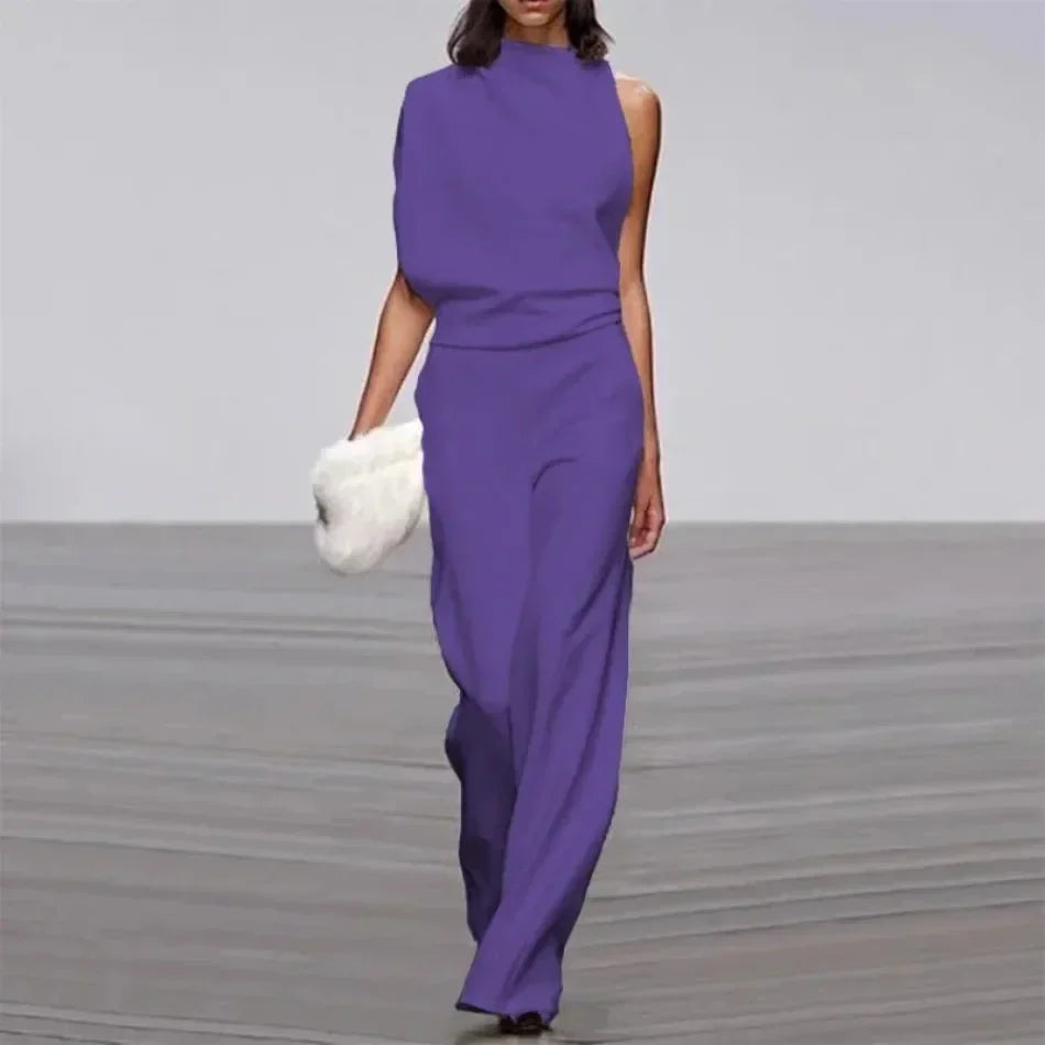 LUX Designer Wide Leg Jumpsuit