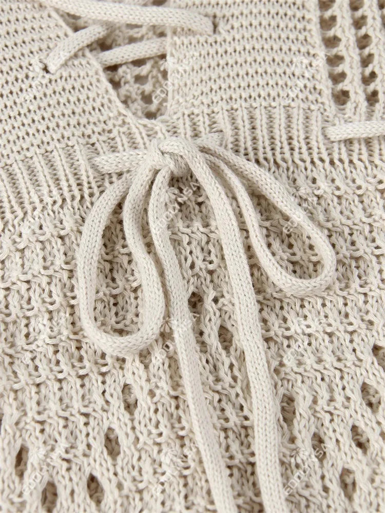 Bali Knit Beach Mini Dress