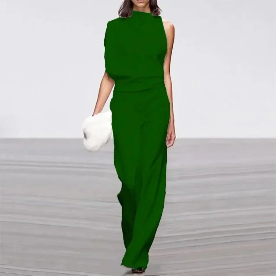 LUX Designer Wide Leg Jumpsuit