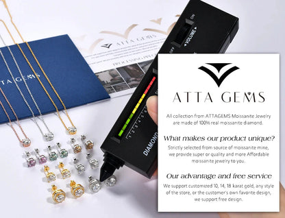 LUX FINE JEWELRY | Starlight D Color VVS1 Moissanite S925 SS Bracelet - Adjustable 24cm
