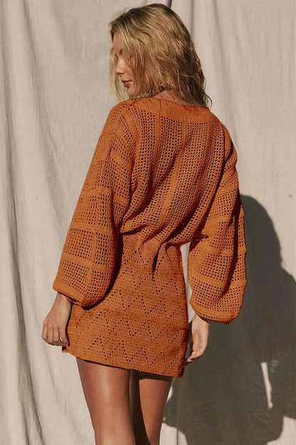 Bali Knit Beach Mini Dress