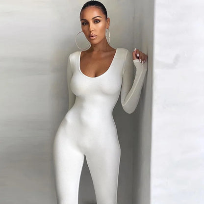 Woman's Full Body Activewear Jumpsuit