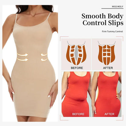 Seamless Shapewear Control Slips
