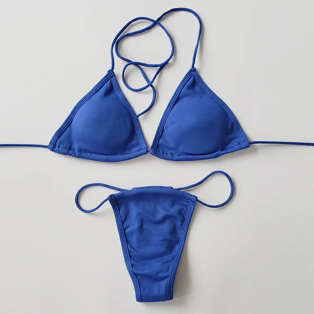 Sea Breeze High Waist Mini Bikini