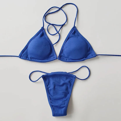 Sea Breeze High Waist Mini Bikini