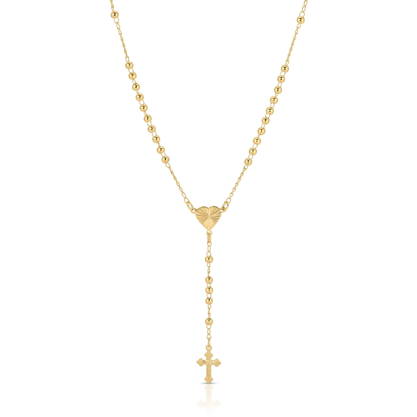 Heart of Devotion Gold Rosary