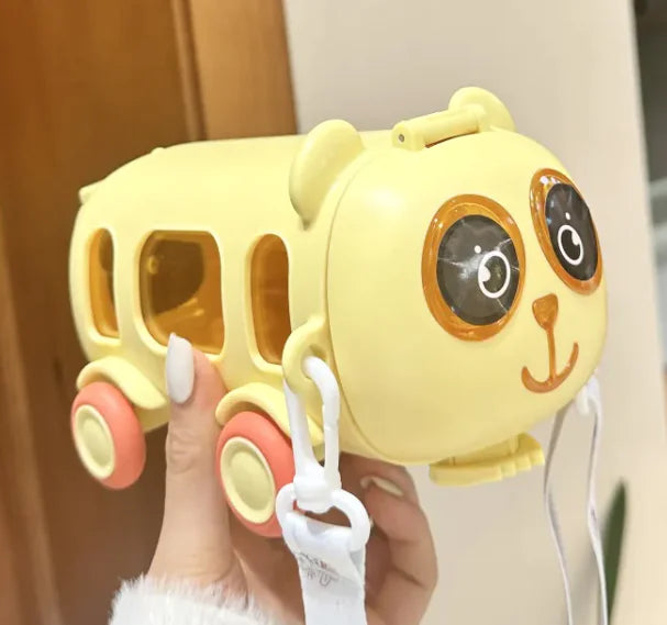 Boy's Straw Cute Portable Anti-Fall Car Cup