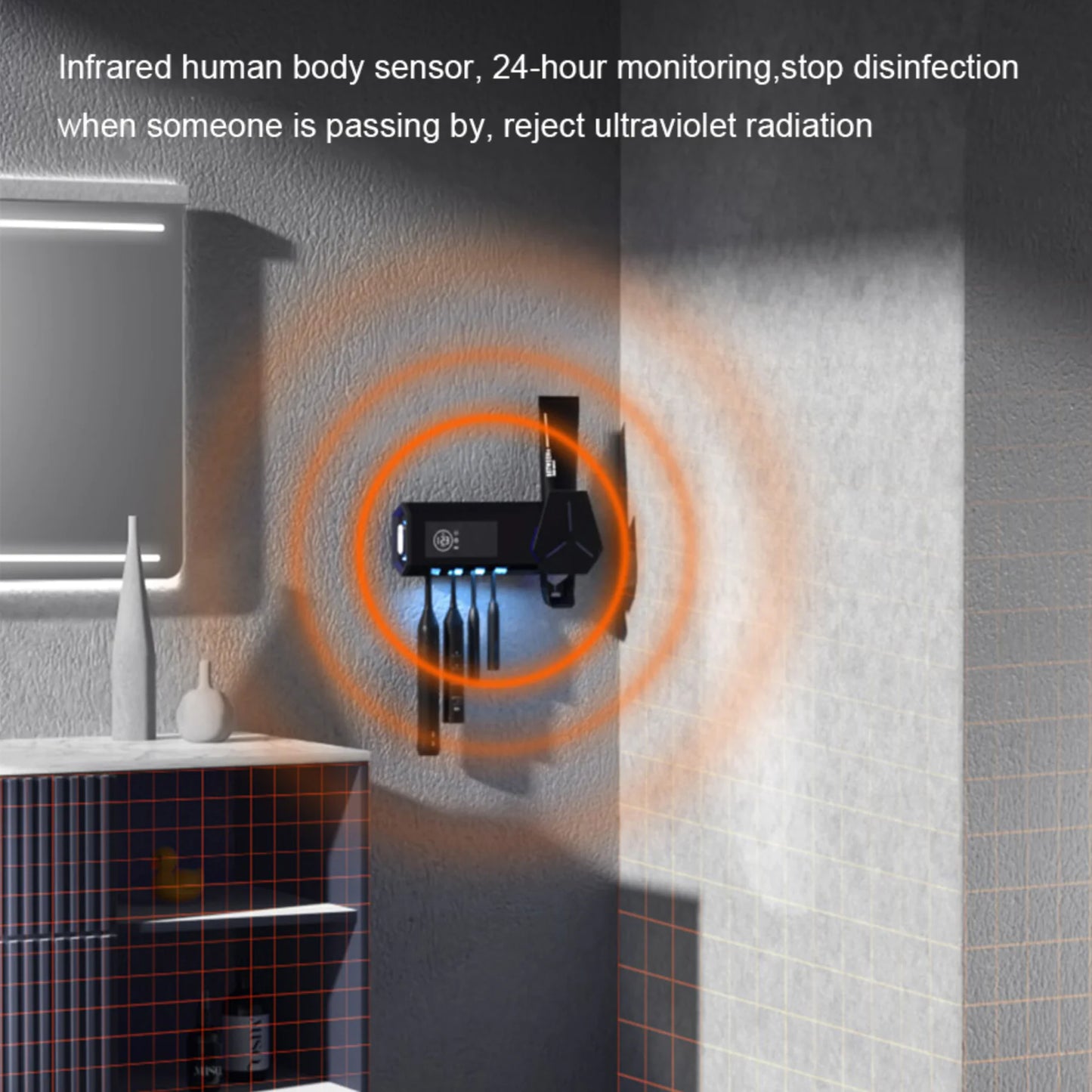 Universal Revolutionary Toothbrush Holder & Sterilizer
