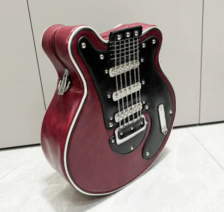 2018 Vintage Guitar-Shaped Handcrafted Shoulder Bag