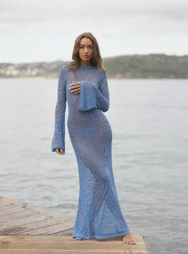 Beach Crochet Tunic Sexy Summer Cover-Up