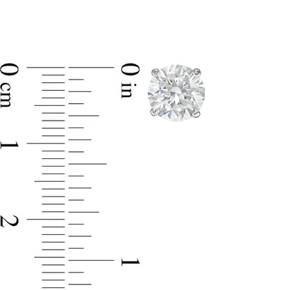 3.00 CTW Lab Grown Diamond Stud Earrings | 14k Gold | G-VS Round Cut | AGI Certified