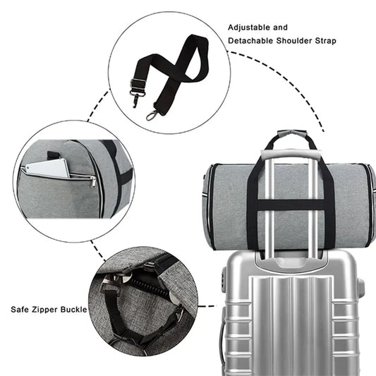 Convertible 2 in 1 Garment Bag