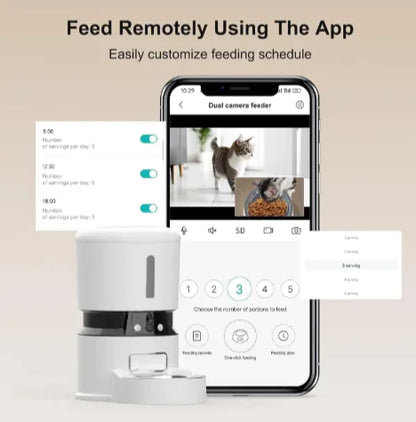 1080P Smart Pet Feeder with Camera
