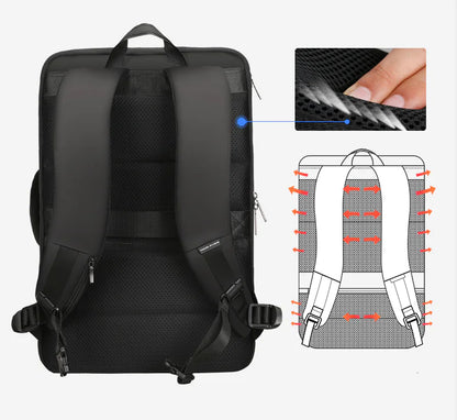 Waterproof 17-Inch Laptop Backpack for Men