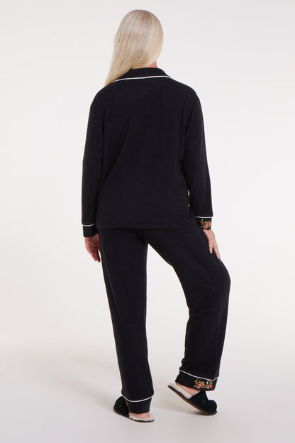 Wela Pajama Magnetic Shirt in Black