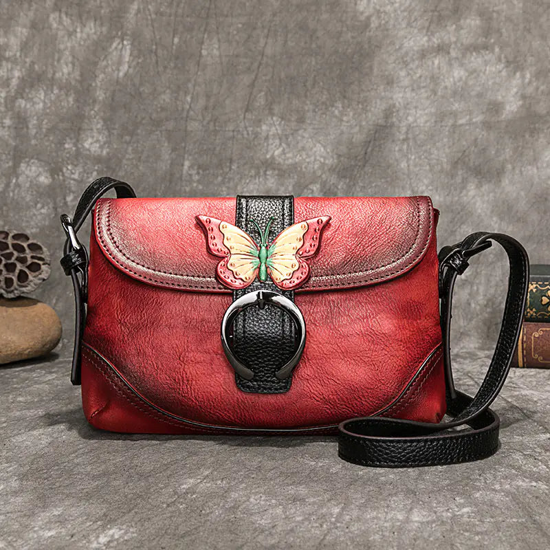 Vintage Chinese Style Handcrafted Shoulder Bag for Women