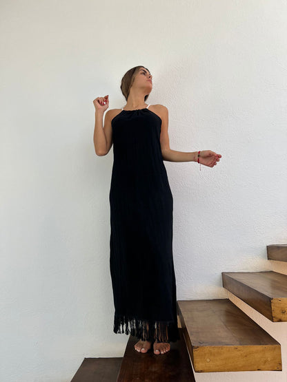 Handmade Boho Beach Maxi Dress "CRUSSY", by ALLE BOHO