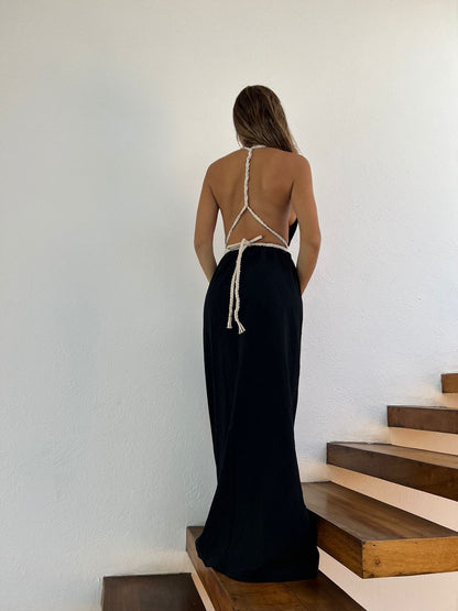 Handmade Boho Maxi Beach Dress "NAOMI", by ALLE BOHO