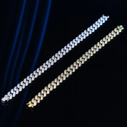 Universal Smyoue 18k Gold Plated Cuban Bracelet