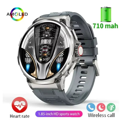 2024 Military-Grade GPS Smartwatch for Men With Blood Pressure & Oxygen Monitoring