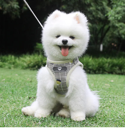 Reflective Vest Leash for Small to Medium Dogs