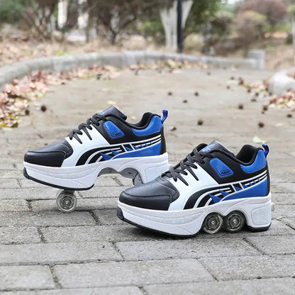 Casual Sneakers Walk Roller Skates