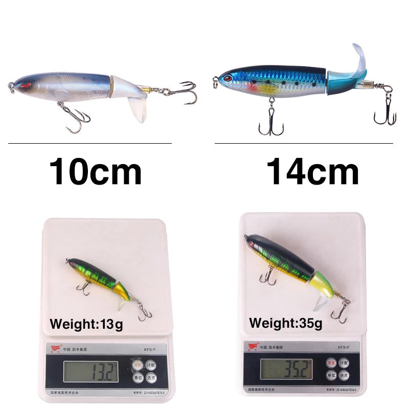 Catfish Lure Floating Swivel Tail Fishing Tackle