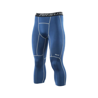 ARSUXEO Men's Compression Running Tights: Gym & Yoga Sportswear