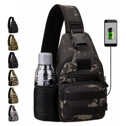 Water Bottle Chest Bag for Outdoor Activities