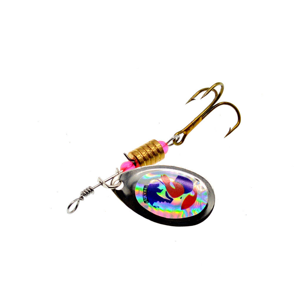 Rotating Metal Glitter Fishing Lure Bait Tackle