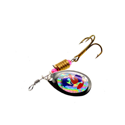 Rotating Metal Glitter Fishing Lure Bait Tackle